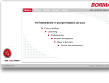 Tablet Screenshot of bormann.de
